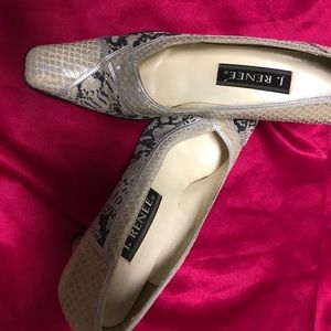J. Renee’ snake-skin heels 3”. Worn 4 times